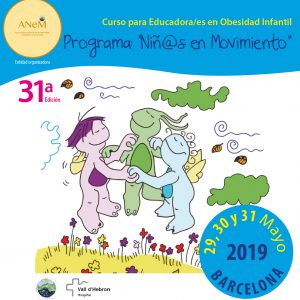 Curso para Educadores en obesidad infantil “Niñ@s en Movimiento” 29-30-31 Mayo 2019
